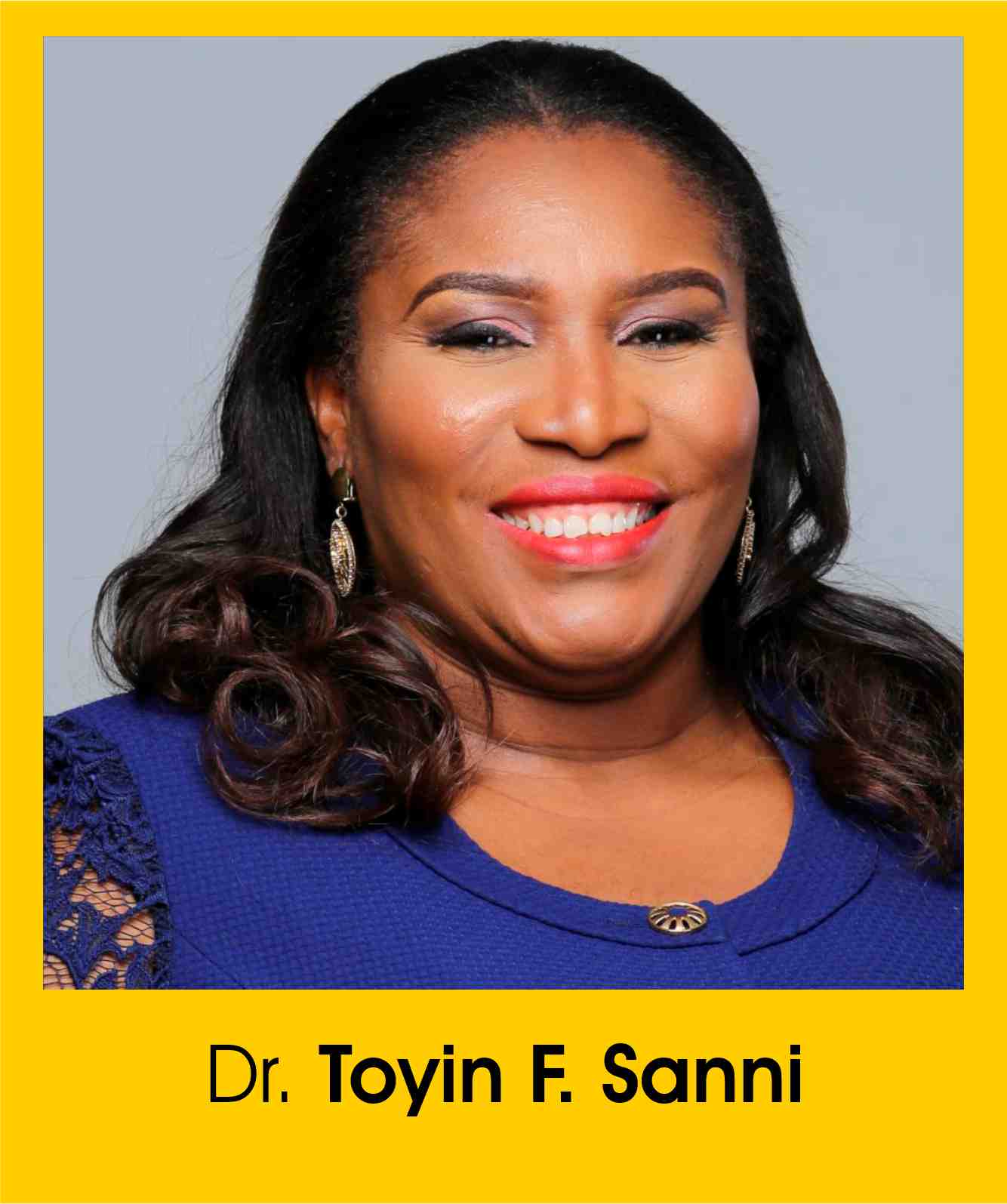 DR. TOYIN F. SANNI
