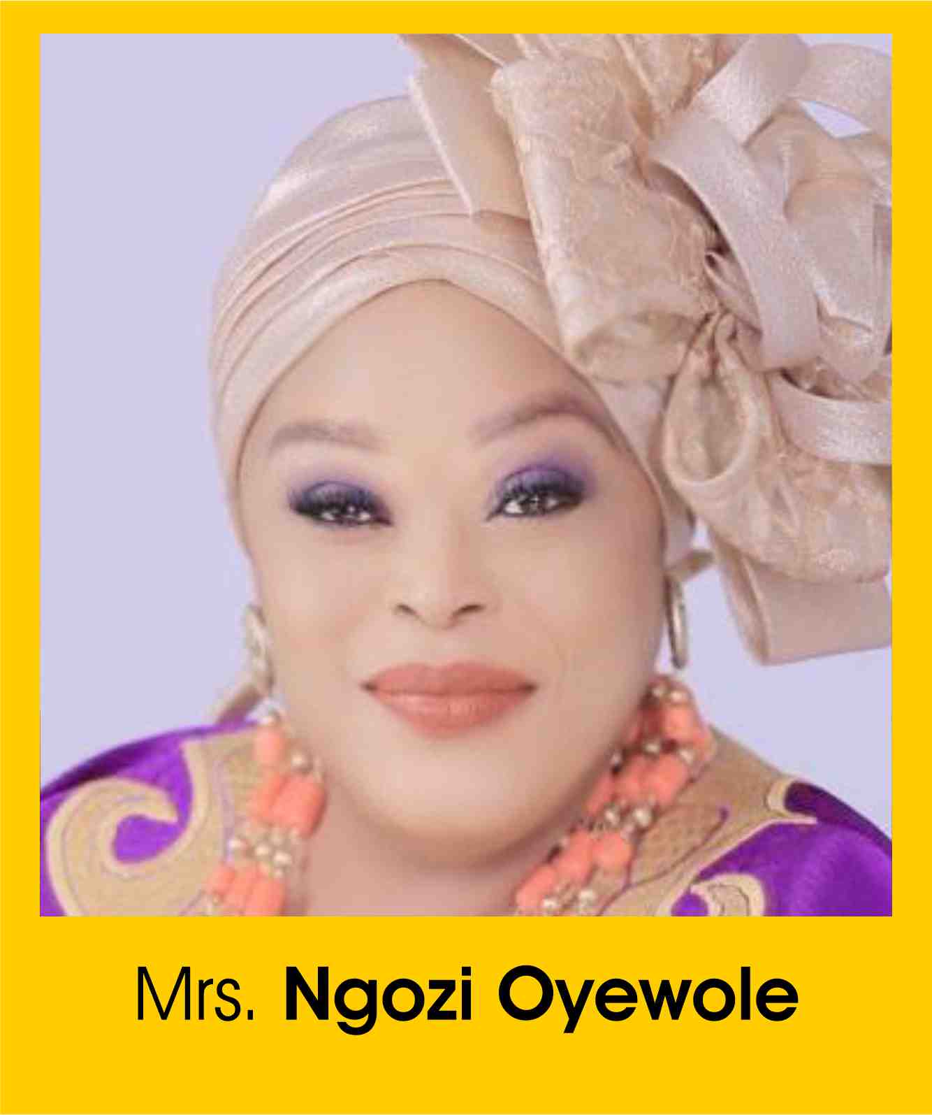 Mrs. Ngozi Oyewole