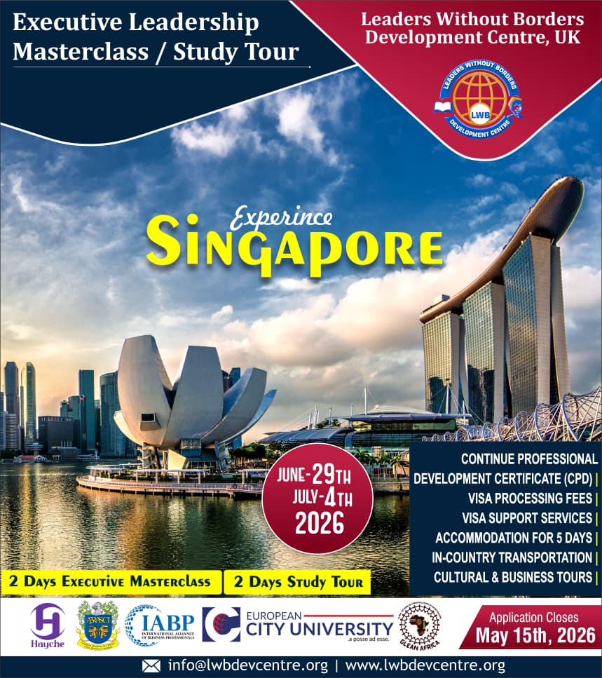 ✈️EXECUTIVE LEADERSHIP Masterclass/Study Tour 